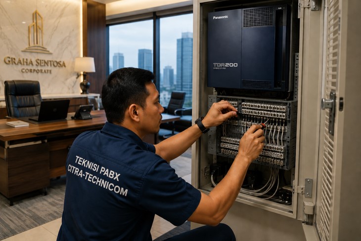 JASA INSTALASI TELEPONE KANTOR PABX PANASONIC JAKARTA
