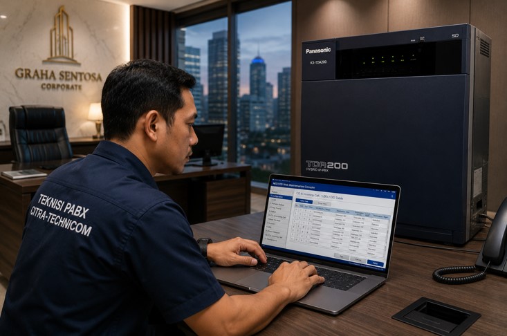 JASA SETTING PROGRAM PABX PANASONIC DIGITAL DAN ANALOG